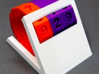 Perpetual Desktop Month-Day Calendar by oliverbogler