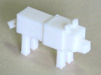 Minecraft Wolf by Banana_Science