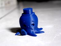 Cute Octopus Says Hello With A Top Hat by romi01