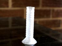 twisted bud vase by lesley