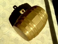 Brandy cask for a dog by BartW