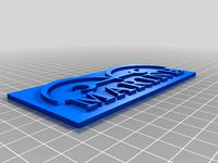 One Piece Marine Flag Badge by FeedThemFilament