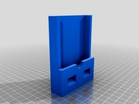 iPhone 5 with case dock for car mount plate with 4 tabs by drandolph