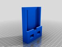 iPhone 5 with case dock for car mount plate with 1 tab by drandolph