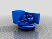 Extruder using 6mm Burr instead of hobbed bolt for Prusa i3 by dmoorhou