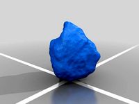 Asteroid Golevka by RTicknor