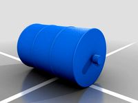 200 litre oil drum G scale by JohnButtery