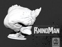 RhinoMan by Sculptor