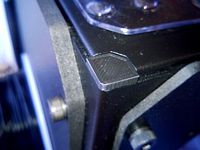 Replicator 2 / 2X Chassis corner plugs / passive contaminant reduction by RodLaird