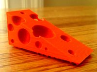 Swiss Cheese Doorstop by Matt_Voda