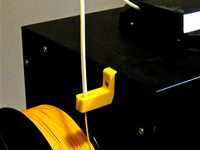 Anti-clutching filament guide for Up Mini printer by EGoe