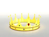 Gold shinny crown  by aaroninclub