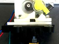 Direct drive extruder for 1.75mm filament, NEMA 17, MK8 gear, modified for J-Head with Groovemount plate by novakane