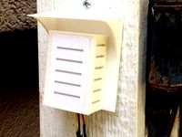 Vented and shaded box for outdoor temp and humidity sensors by PLanetaryGear