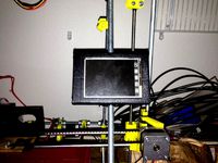 3d printer touch panel mount easy install for use on reprap printers by jamesvilleneuve
