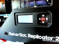 Replicator 2 and 2X LCD Plate by AGG