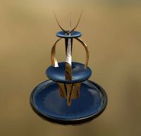 Modern Art Style Water Fountain 3D Model