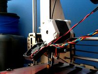 Makerfarm Prusa I3 cooling Fan Mount  by KFred25