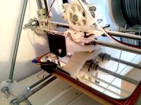 40MM Fan duct fan mount for Beefy X Carriage by bitflusher