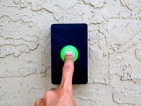 Arcade Button Door Bell by pixil3d