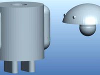 Android with click on head by BNI