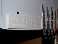 Magnetic Knife Rack by asbeg