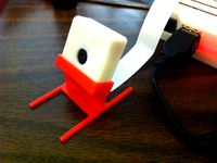 Raspberry Pi Camera Case Stand with customizable fixed angle by cdmacy