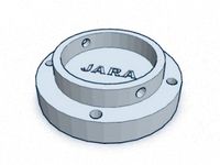 Soporte Ruleman de 26mm x 10mmeje by genius76