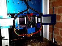 SeeMeCNC EZStruder Mount for Maker Slide Carriage by rickmellor