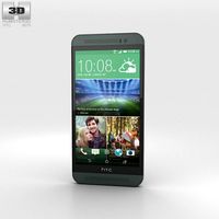 HTC One E8 Black 3D Model