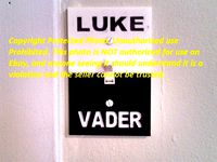 Wall Switch Plate - When switching to the Dark-Side can save you money by ICEPICKTONY