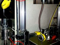 New z-axis holder for the K8200 (3Drag) and chanching axis coupler by eytec