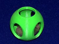 Coin in sphere - parameterised by mgg942
