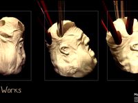 Fat Zombie - Pen holder by maker_workshop