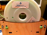 Printrbot Power Tower Modification for MatterHackers Filament Spools by mrsamnc