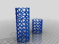Planar and cilindrical mesh 3d pattern by lorensan