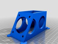 Rostock Max EZStruder Top Plate Mount with ears by drandolph
