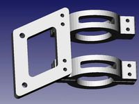 Motorcycle headlight bracket with fork clamp by DanMoto