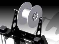 Prusa Air 2 filament spool holder  by Phil_Maddox