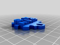 Llavero de SpainLabs con las letras completas by OverCraft