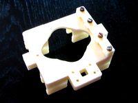 Quick change X Carriage for Mendel with LM8UU holders by SG-O