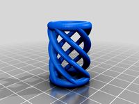 Shock Absorber/ Spring/ Cableguard Thingy, OpenSCAD by BY_CRC