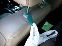 Car Seatback Trash Bag/Purse Holder by MacGyver