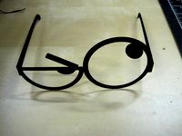 Paper party glasses by FabLabHungary