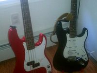 Electric guitar stand by RandomPretender