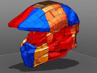 Halo 4 Helmet Full Size ( Small child ) by big_red_frog