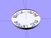 Customizable Coin (Chip) by mckoss