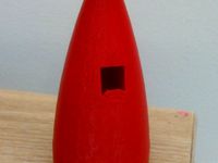 Whistling Nose Cone for Compressed Air Rocket by Agger