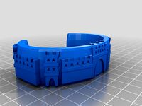 Castle Bracelet With Initials (LJY) by tmlowe