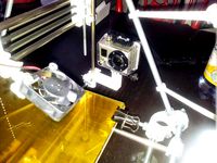Gopro mount for Reprappro.  by mickeshobby